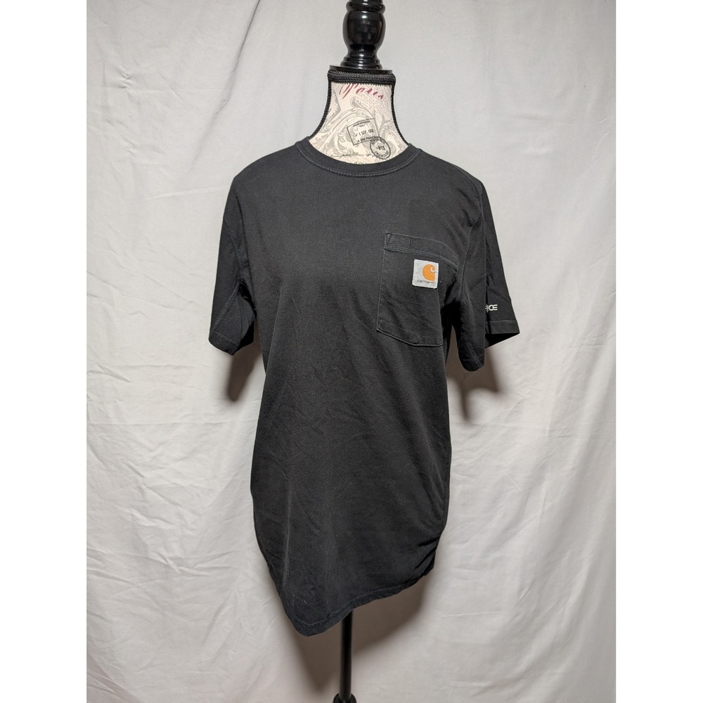 Carhartt Men's Black Force Short Sleeve Pocket Workwear T-Shirt‎ Size Small